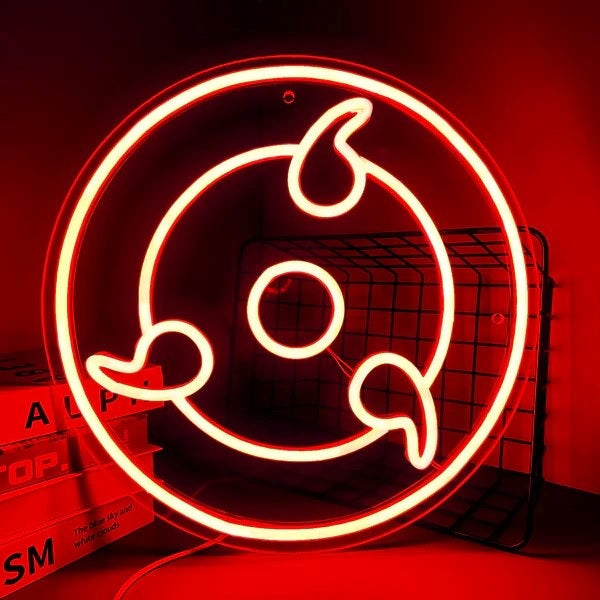 Sharingan Red Eye Neon (small)
