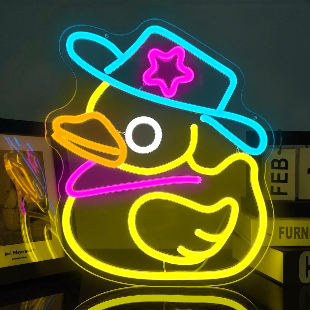 Cowboy Duck Neon