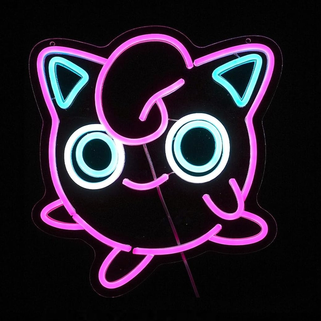 Jiggly Pink Puff Neon