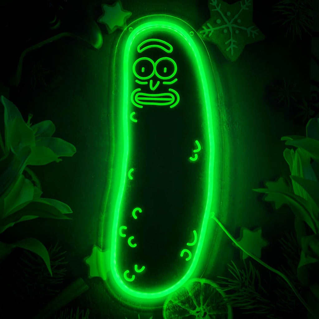 Pickle Rick Neon
