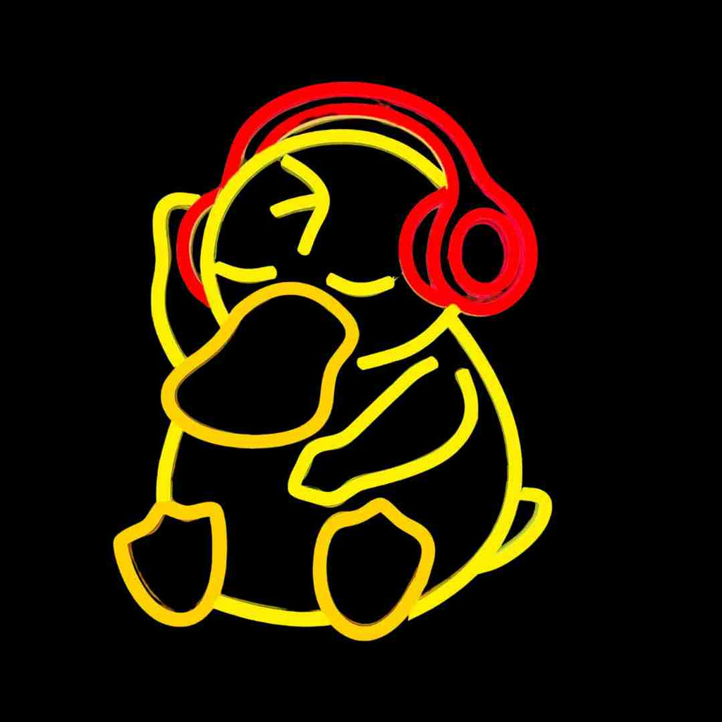 Psyduck Headphones Neon