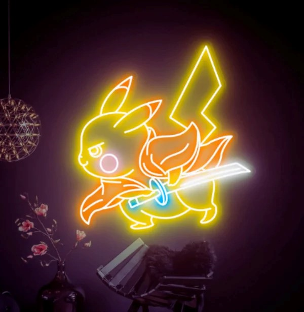 Samurai Pikachu Neon