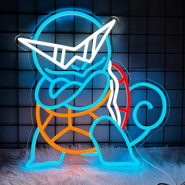 Squirtle Squad Leader Neon