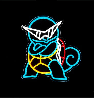 Squirtle Squad Leader Neon