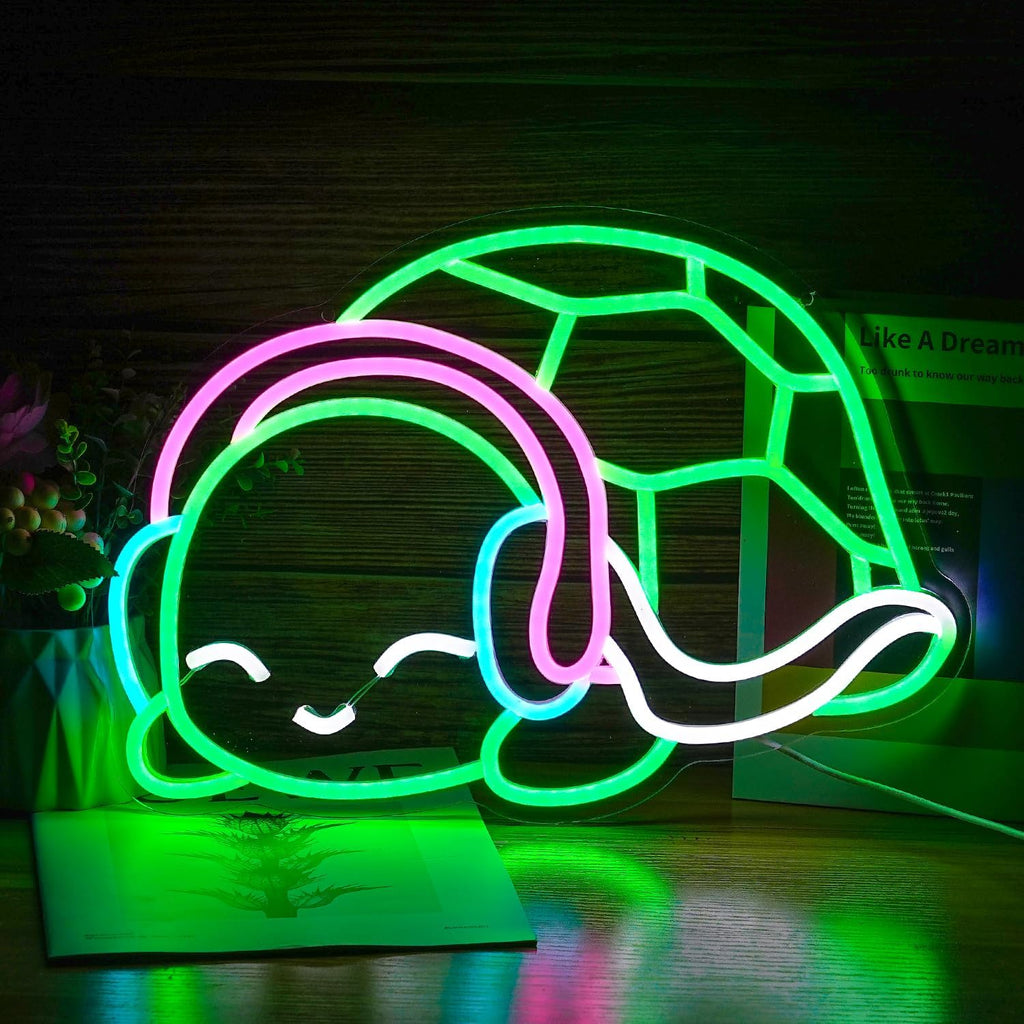 Turtle Cute Neon