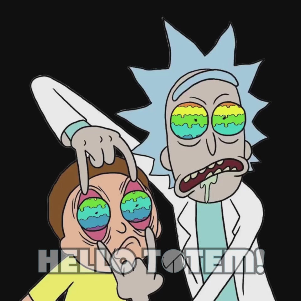 Rick and Morty Rolling Graphics