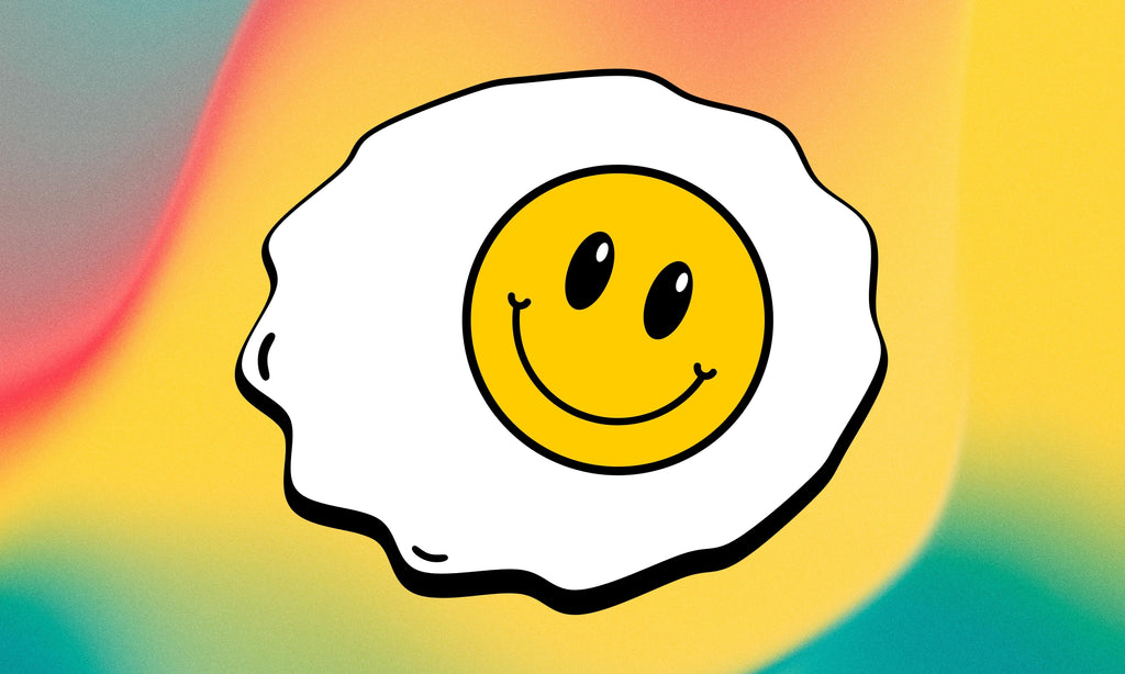 Egg Smiley Flag