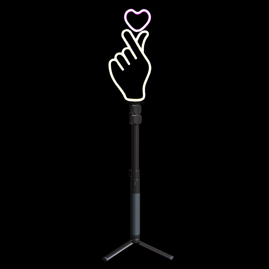 Heart Hand Neon