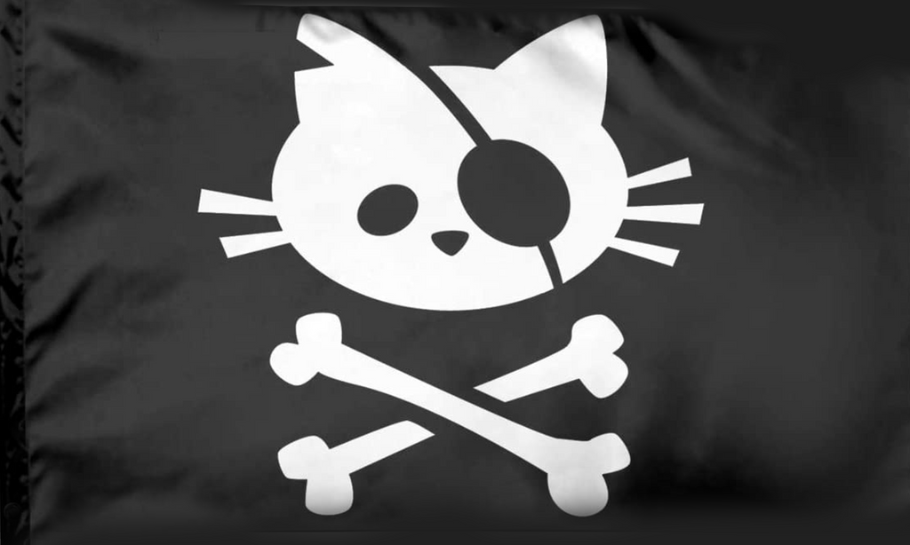 Pirate Cat Flag
