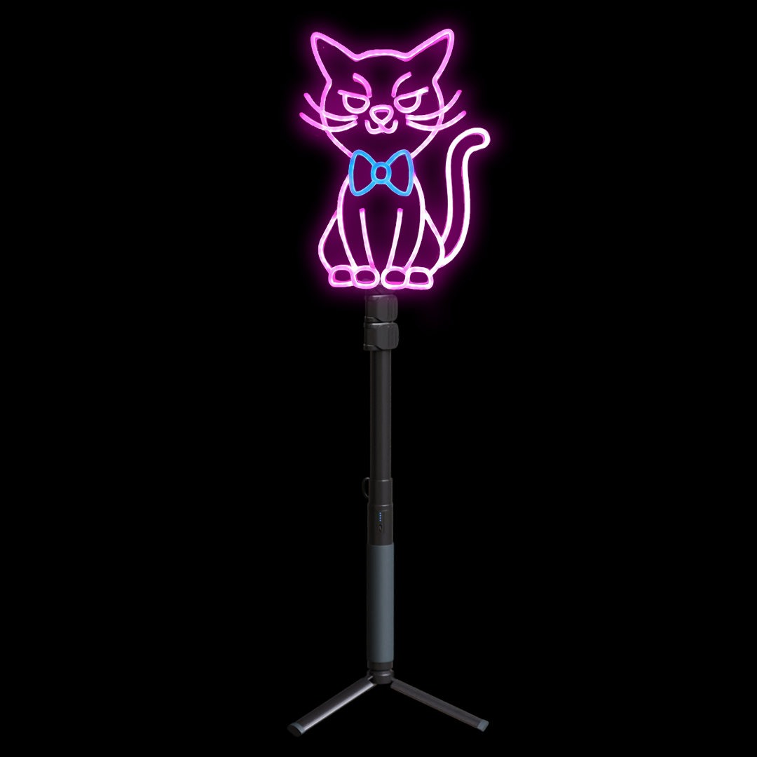 Cat Silly Neon