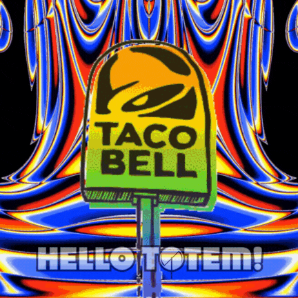 Taco Bell Trippy Graphics