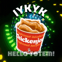 Chicken Joy Bucket IYKYK Graphics